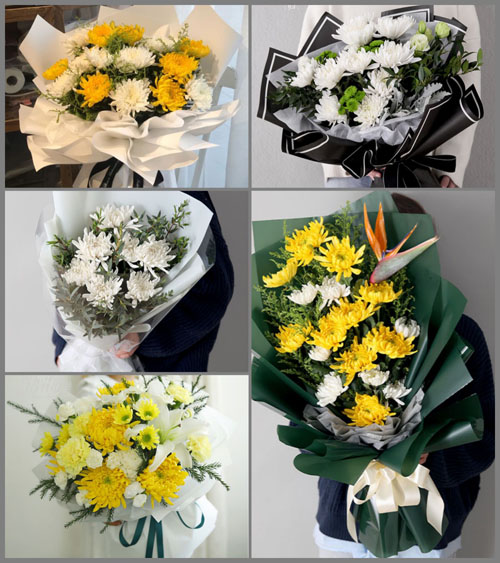 河南洛阳洛龙区庞村镇白事花束代送